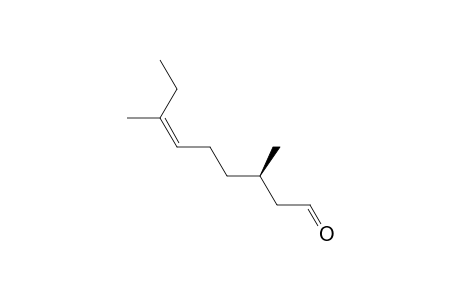 (R,Z)-3,7-dimethylnon-6-enal