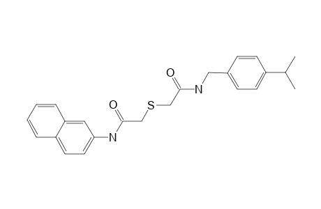 2-({2-[(4-isopropylbenzyl)amino]-2-oxoethyl}sulfanyl)-N-(2-naphthyl)acetamide