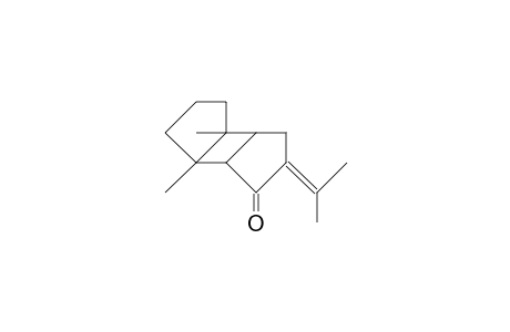cis-syn-cis-1,7-Dimethyl-4-isopropylidene-tricyclo(5.3.0.0/2,6/)decan-3-one