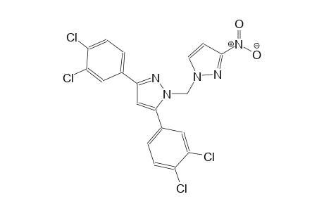 3,5-bis(3,4-dichlorophenyl)-1-[(3-nitro-1H-pyrazol-1-yl)methyl]-1H-pyrazole