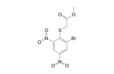 METHYL-(2-BROMO-4,6-DINITROPHENYLSULFANYL)-ETHANOATE