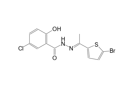 N'-[(E)-1-(5-bromo-2-thienyl)ethylidene]-5-chloro-2-hydroxybenzohydrazide