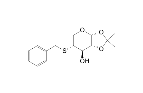 Xylopyranose, 4-S-benzyl-1,2-O-isopropylidene-4-thio-, .alpha.-D-