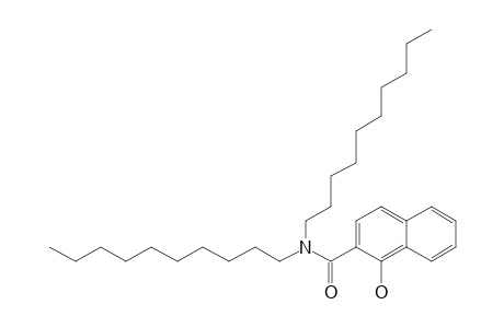 2-Naphthalenecarboxamide, N,N-didecyl-1-hydroxy-