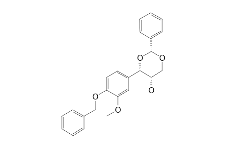 (1S,2S)-1,3-o-Benzylidene-1-(4-benzyloxy-3-methoxyphenyl)-1,2,3-propantriol