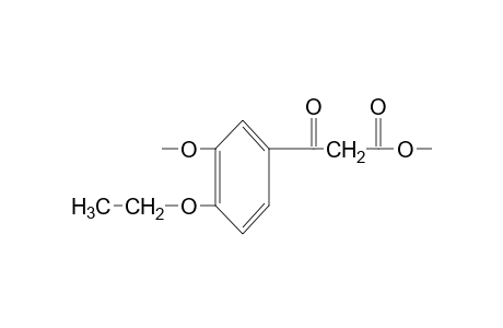 (4-Ethoxy-3-methoxybenzoyl)acetic acid, methyl ester