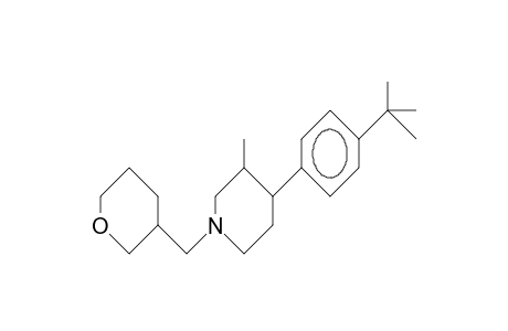 trans-3-Methyl-4-(4-tert-butyl-phenyl)-1-(tetrahydropyran-3-methyl)-piperidine