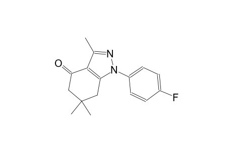 4H-indazol-4-one, 1-(4-fluorophenyl)-1,5,6,7-tetrahydro-3,6,6-trimethyl-