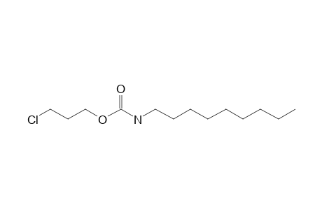 Carbonic acid, monoamide, N-nonyl-, 3-chloropropyl ester