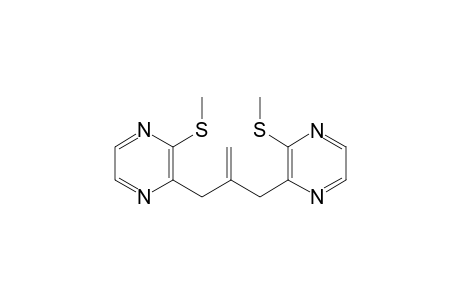 3,3'-(2-methylenepropane-1,3-diyl)bis(2-(methylthio)pyrazine)