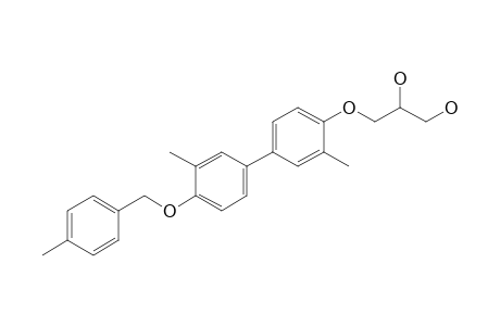 3-[3,3'-Dimethyl-4'-(4-methylbenzyloxy)biphenyl-4-yloxy]propane-1,2-diol