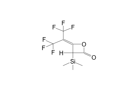 3-TRIMETHYLSILYL-4-HEXAFLUOROISOPROPYLIDENE-2-OXETANONE