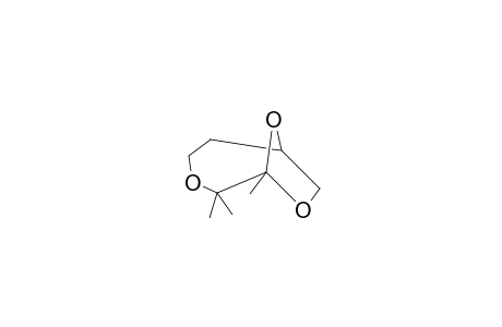 5,5,6-Trimethyl-4,7,9-trioxabicyclo[4.2.1]nonane