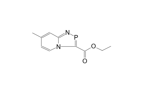 7-METHYL-3-ETHOXYCARBONYL-1-AZA-2-PHOSPHAINDOLIZINE