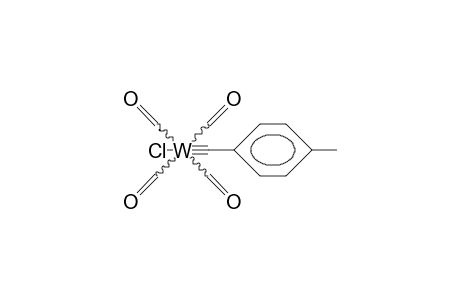 trans-Tetracarbonyl-chloro-(4-methyl-phenylcarbyne) tungsten