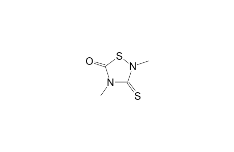 3,5-DIMETHYL-4-THIOKETO-1,3,5-THIADIAZOLIDIN-2-ONE