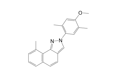 2-(4-Methoxy-2,5-dimethyl-phenyl)-9-methyl-2H-benzo[g]indazole