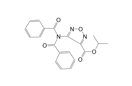 4-(dibenzoylamino)-1,2,5-oxadiazole-3-carboxylic acid propan-2-yl ester