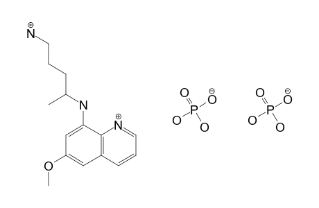 8-[(4-amino-1-methylbutyl)amino]-6-methoxyquinoline, diphosphate