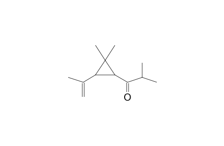 1-(2,2-dimethyl-3-prop-1-en-2-yl-cyclopropyl)-2-methyl-propan-1-one