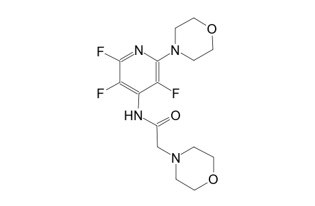 4-morpholineacetamide, N-[2,3,5-trifluoro-6-(4-morpholinyl)-4-pyridinyl]-