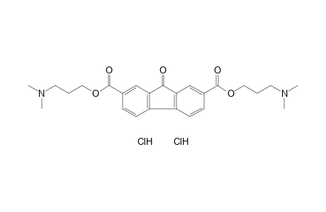 9-oxofluorene-2,7-dicarboxylic acid, bis[3-(dimethylamino)propyl]ester, dihydrochloride
