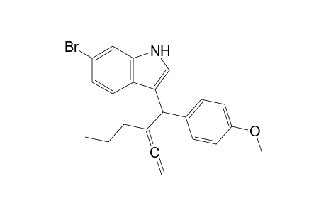 3-[(4-methoxyphenyl)(6-bromo-1H-indol-3-yl)methyl]-1,2-hexadiene