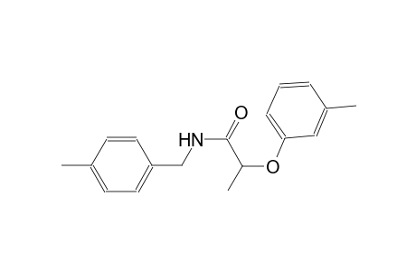 N-(4-methylbenzyl)-2-(3-methylphenoxy)propanamide