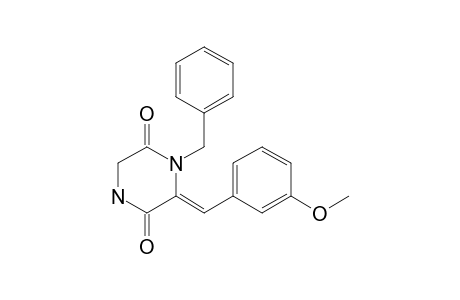 (6Z)-1-benzyl-6-m-anisylidene-piperazine-2,5-quinone