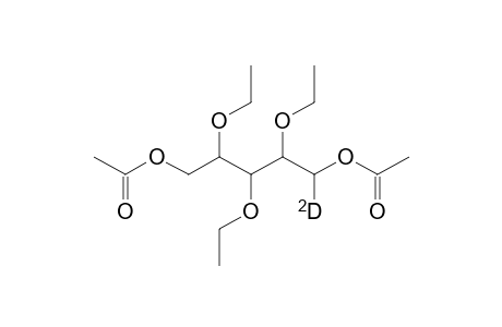 2,3,4-Tri-0-Ethylpentitol 1,5-diacetate (1-D)