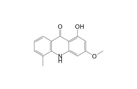 1-Hydroxy-3-methoxy-5-methyl-9(10H)-acridinone