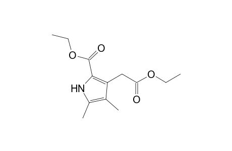 1H-Pyrrole-3-acetic acid, 2-(ethoxycarbonyl)-4,5-dimethyl-, ethyl ester