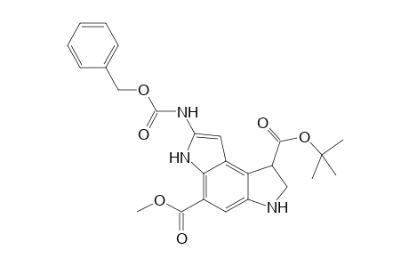 Methyl 5-[(Benzyloxycarbonyl)amino]-3-(tert-Butyloxycarbonyl)-1,2-dihydro-3H-pyrrolo[3,2-e]indole-7-caboxylate