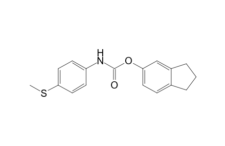 2,3-dihydro-1H-inden-5-yl 4-(methylsulfanyl)phenylcarbamate