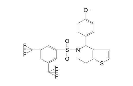 5-[(alpha,alpha,alpha,alpha',alpha',alpha'-HEXAFLUORO-3,5-XYLYL)SULFONYL]-4-(p-METHOXYPHENYL)-4,5,6,7-TETRAHYDROTHIENO[3,2-c]PYRIDINE