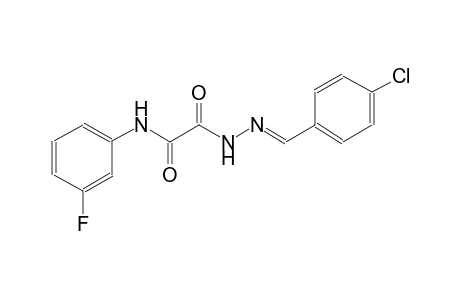 acetic acid, [(3-fluorophenyl)amino]oxo-, 2-[(E)-(4-chlorophenyl)methylidene]hydrazide