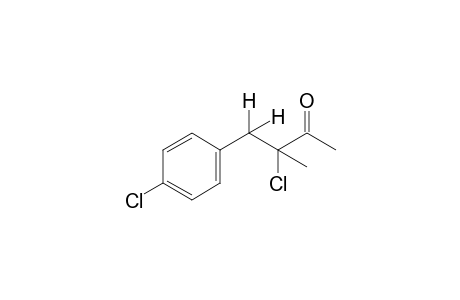 3-chloro-4-(p-chlorophenyl)-3-methyl-2-butanone