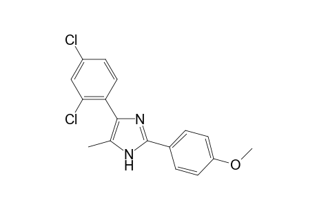 4-(2,4-dichlorophenyl)-2-(4-methoxyphenyl)-5-methylimidazole