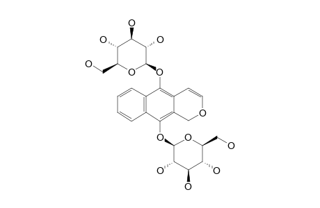 HAROUNOSIDE;5,10-DIHYDROXY-2-H-NAPHTHO-[2.3-B]-PYRAN-5,10-BETA-D-BISGLUCOPYRANOSIDE