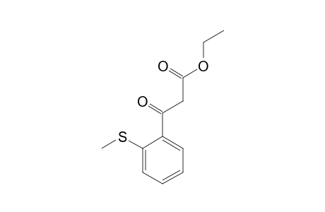 [o-(methylthio)benzoic] acetic acid, ethyl ester