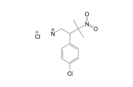 2-(4-chlorophenyl)-3-methyl-3-nitrobutan-1-amine hydrochloride