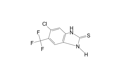 5-chloro-6-(trifluoromethyl)-2-benzimidazolinethione