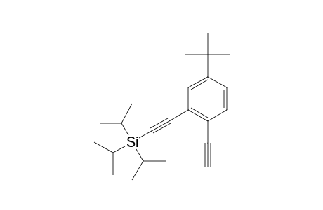 4-TERT.-BUTYL-1-ETHYNYL-2-(TRIISOPROPYLSILYL)-ETHYNYLBENZENE