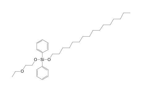 Silane, diphenyl(2-ethoxyethoxy)hexadecyloxy-