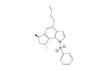 (6R,8R)-1-(benzenesulfonyl)-4-but-3-enyl-6,8-dimethyl-7,8-dihydro-6H-cyclopenta[g]indole