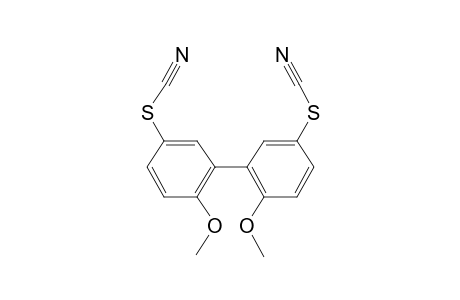 Biphenyl, 2,2'-dimethoxy-5,5'-dithiocyanato-