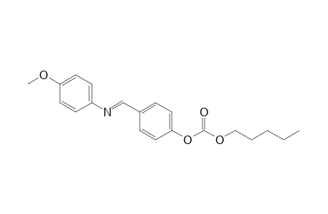p-[N-(p-methoxyphenyl)formimidoyl]phenol, pentyl carbonate
