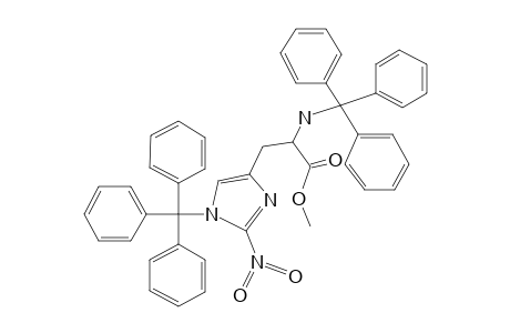 2-Nitro-1,N-ditritylhistidine methyl ester