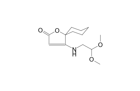 4-[(2,2-dimethoxyethyl)amino]-1-oxaspiro[4.5]dec-3-en-2-one