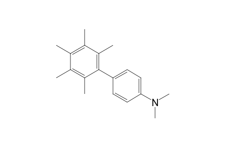 N,N-Dimethyl-4-(2,3,4,5,6-pentamethylphenyl)aniline